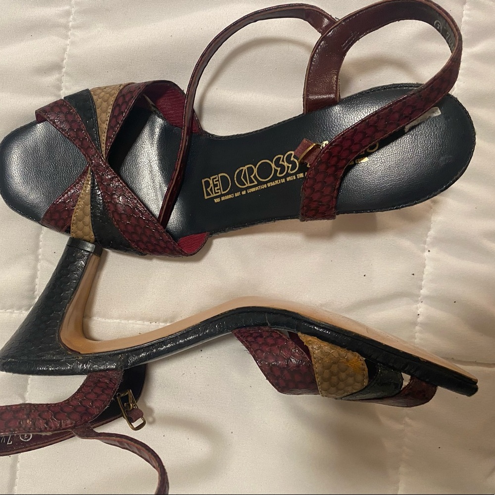 Vintage Sexy Salsa Crocodile Heels